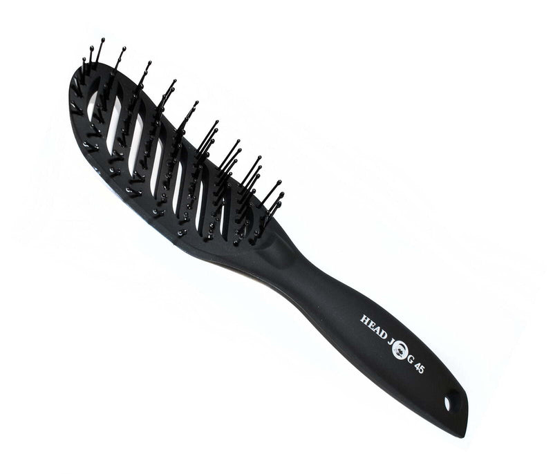 Head Jog 45 - Black Vent Brush - SalonServe Hair & Beauty Supplies Ltd