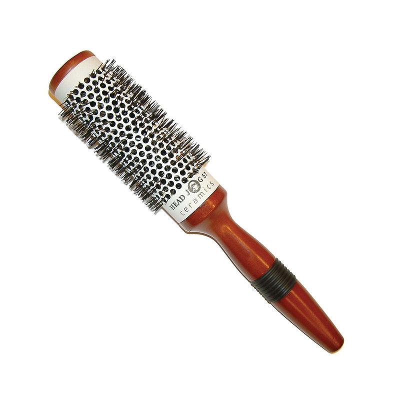 Head Jog 57 - 38mm Ceramic Wooden Radial Brush - SalonServe Hair & Beauty Supplies Ltd
