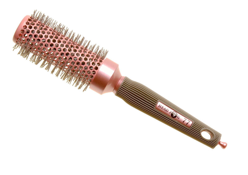Head Jog 77 - 33mm Pink Ceramic Ionic Radial Brush - SalonServe Hair & Beauty Supplies Ltd