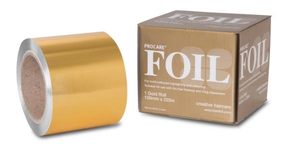 Procare - Premium Range Hair Foil Rolls 100mm x 225m - Gold