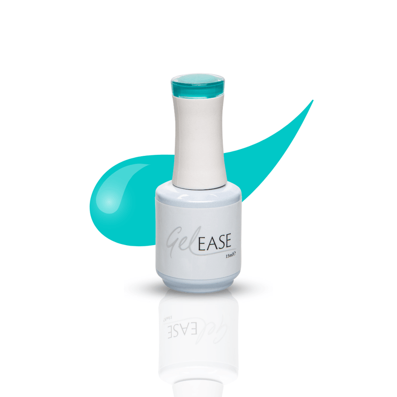 Gelease gel nails blue bonbons