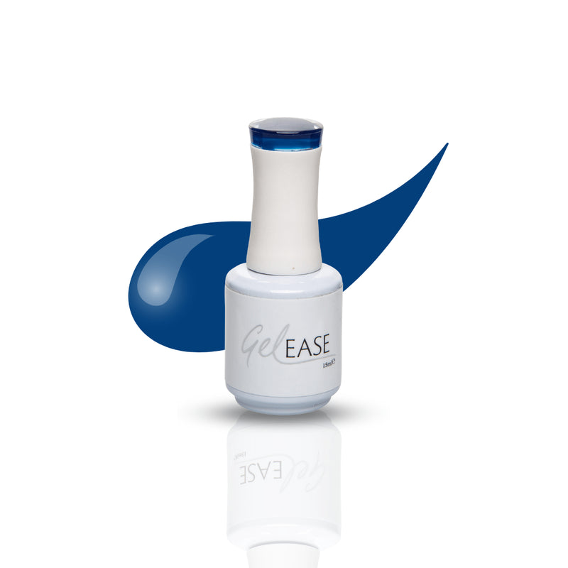 Gelease gel nails blue blueberry