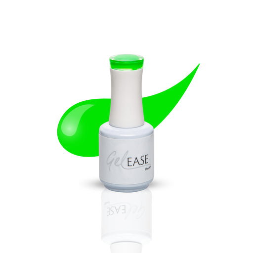 Gelease gel nails neon  green
