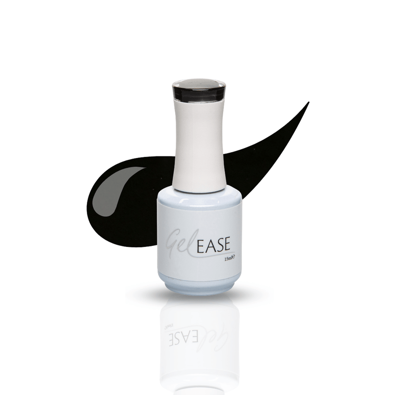 Gelease gel nails Liquorice Black