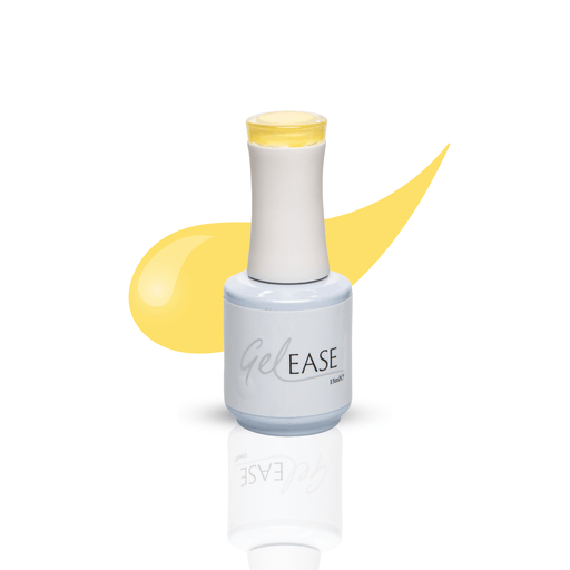 Gelease gel nails BAnana split yellow