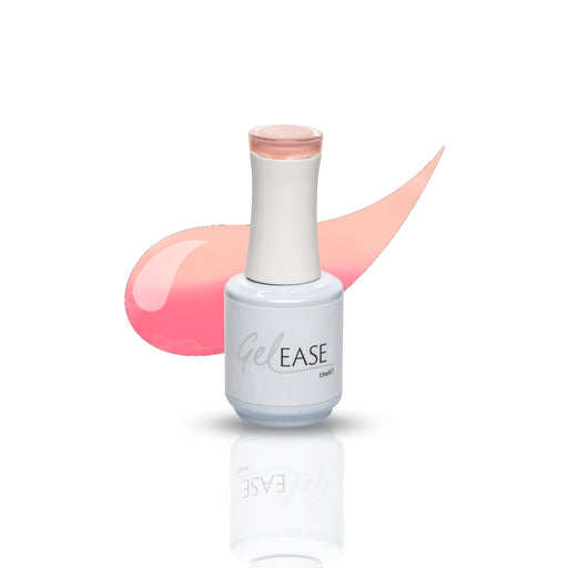 Gelease gel nails pink flamingo ombre