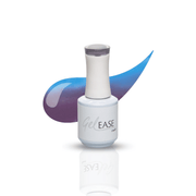 Gelease gel nails purple blue ombre