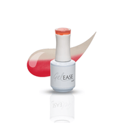 Gelease gel nails cherry blossom ombre red white