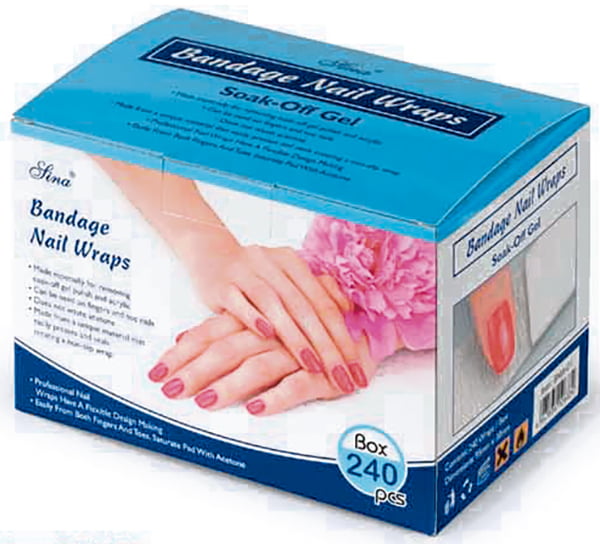 BNW01 Bandage nail wrap box