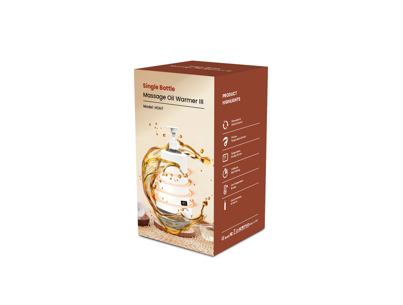 NEW Single Bottle White Massage Oil Heater - SalonServe Hair & Beauty Supplies Ltd