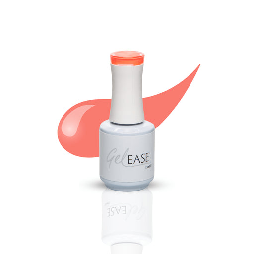 Gelease Gel Nails Neon Coral