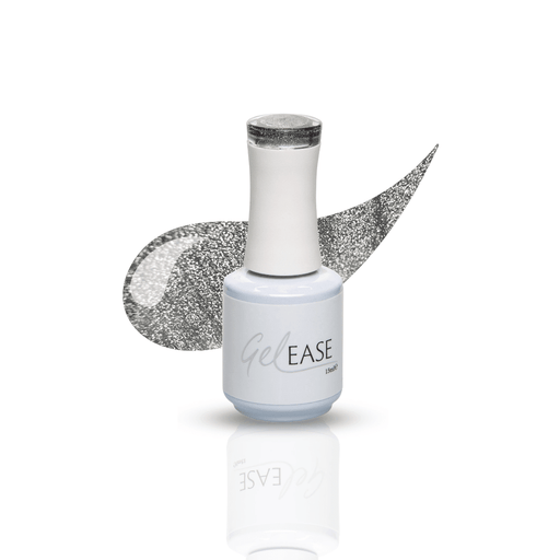 Gelease 15ml Soak off Polish Gel - Graphite Glitter - SalonServe Hair & Beauty Supplies Ltd