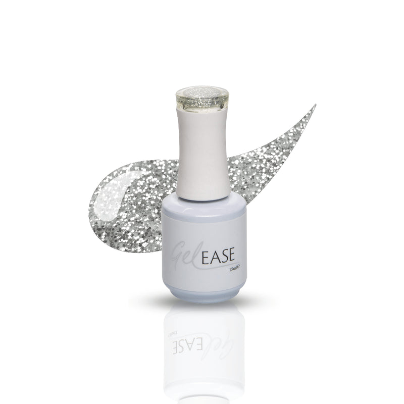 Gelease 15ml Soak off Polish Gel – Silver Diamond
