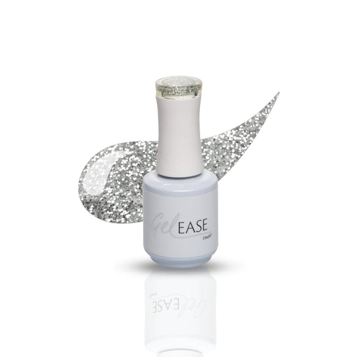 Gelease 15ml Soak off Polish Gel - Silver Diamond - SalonServe Hair & Beauty Supplies Ltd