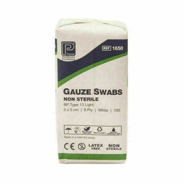 gauze swabs 5 x 5 cm