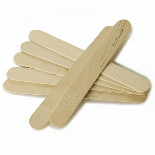Large Wooden Leg Waxing Spatula