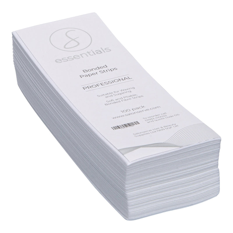 Disposable Bonded Paper Wax Strips - Pack of 100
