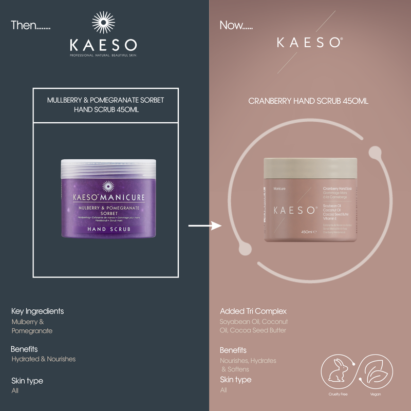 KAESO Manicure Cranberry Hand Scrub