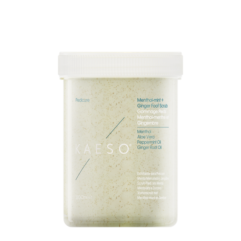 KAESO Pedicure Menthol-Mint + Ginger Foot Scrub