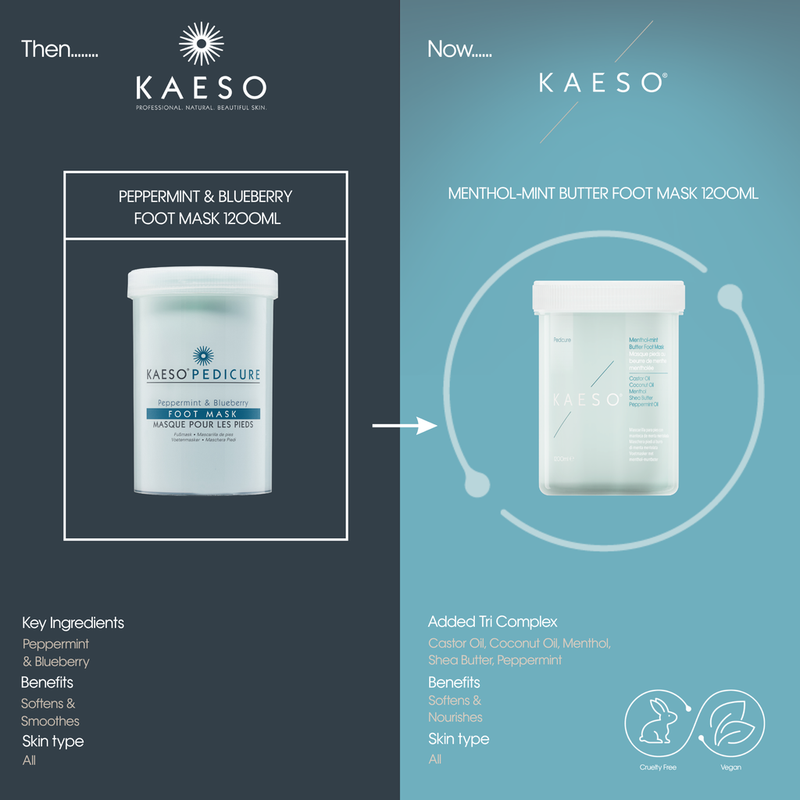 KAESO Pedicure Menthol-Mint Butter Mask 1200ml
