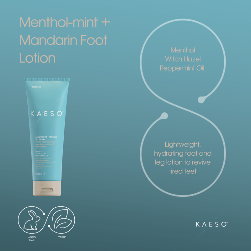 KAESO Pedicure Menthol-Mint + Mandarin Foot Lotion 250ml