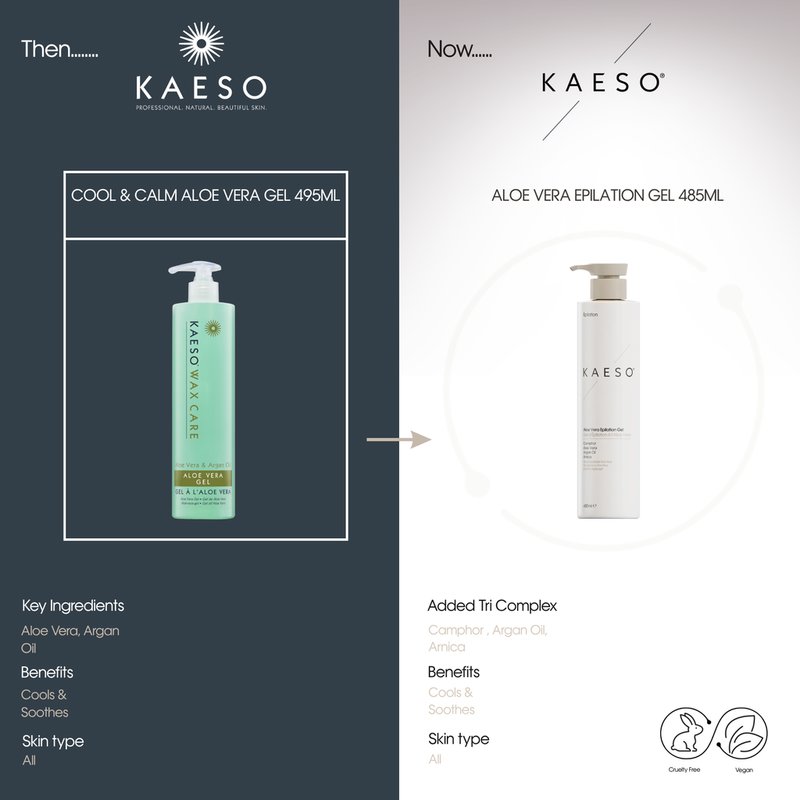 KAESO Epilate Aloe Vera Epilation Gel 485ml