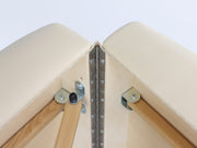 Habys Integral Extra Wide Massage Therapy Table - Light Wood & Cream - SalonServe Hair & Beauty Supplies Ltd