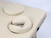 Habys Integral Extra Wide Massage Therapy Table - Light Wood & Cream - SalonServe Hair & Beauty Supplies Ltd