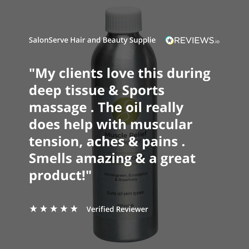 Muscle Relief Pre-Blended Massage Oil - SalonServe Hair & Beauty Supplies Ltd