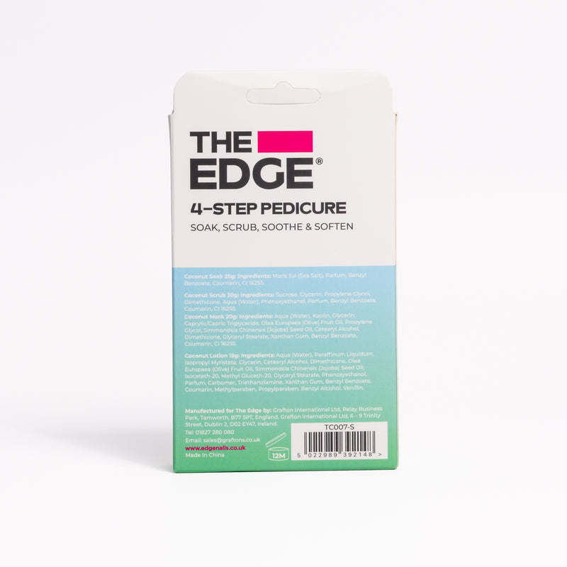 The Edge 4-Step Pedicure packaging on a white background