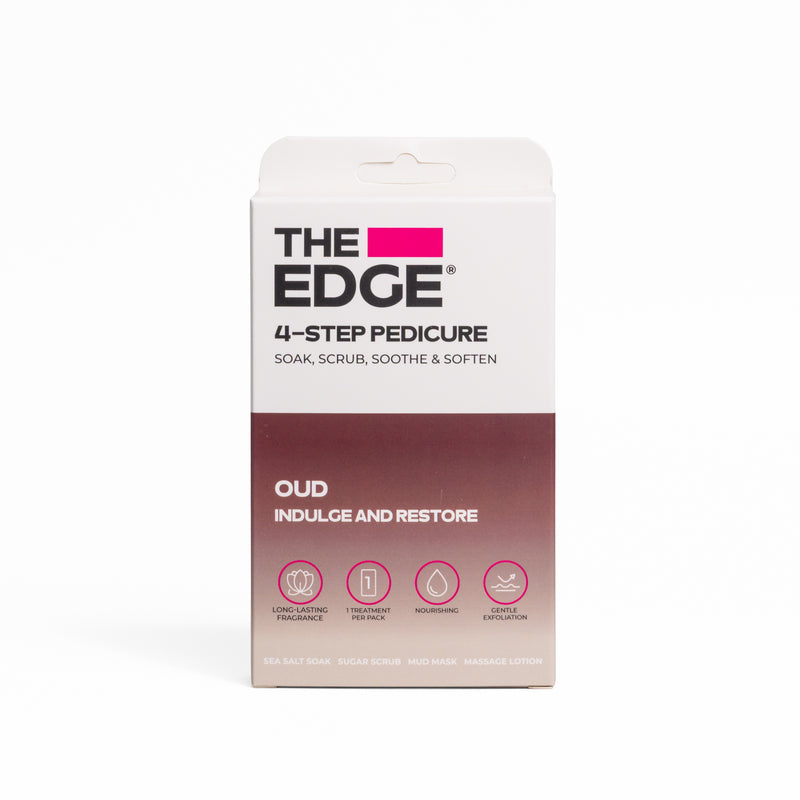 The Edge 4-Step Pedicure packaging on a white background