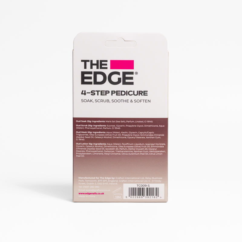 The Edge 4-Step Pedicure packaging on a white background