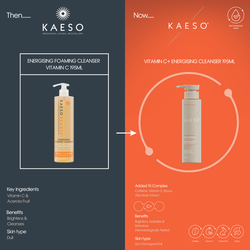 KAESO Vitamin C+ Energising Cleanser 195ml