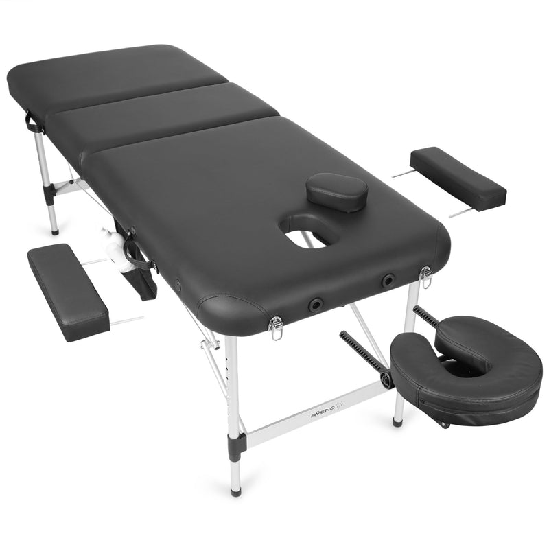 Habys Adele Portable Massage Table 70 Comfy Base K515 - Black - SalonServe Hair & Beauty Supplies Ltd
