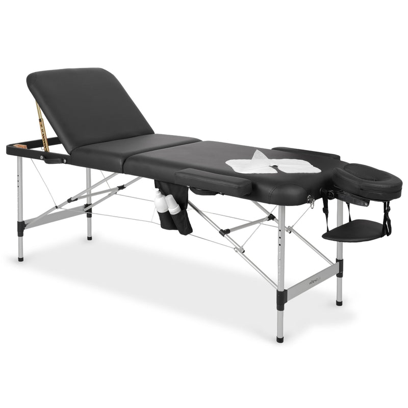Habys Adele Portable Massage Table 70 Comfy Base K515 - Black - SalonServe Hair & Beauty Supplies Ltd