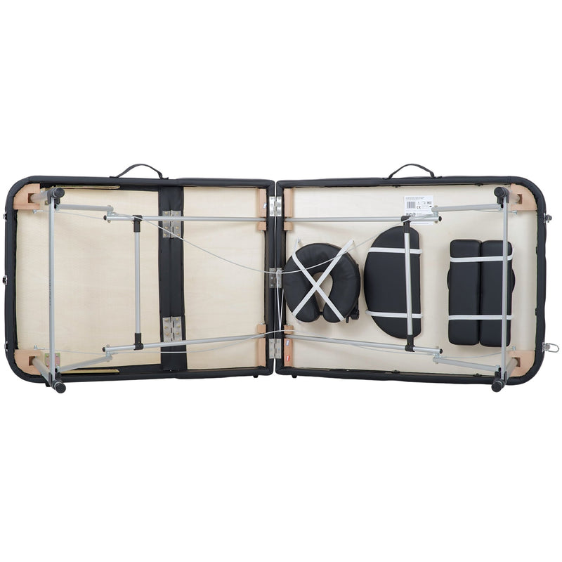 Habys Adele Portable Massage Table 70 Comfy Base K515 - Black - SalonServe Hair & Beauty Supplies Ltd