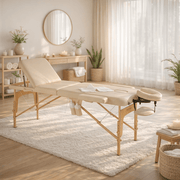 Habys Bianca Portable Massage Table Comfy Base K533 - Beige - SalonServe Hair & Beauty Supplies Ltd