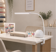 nail desk lamp with clamp