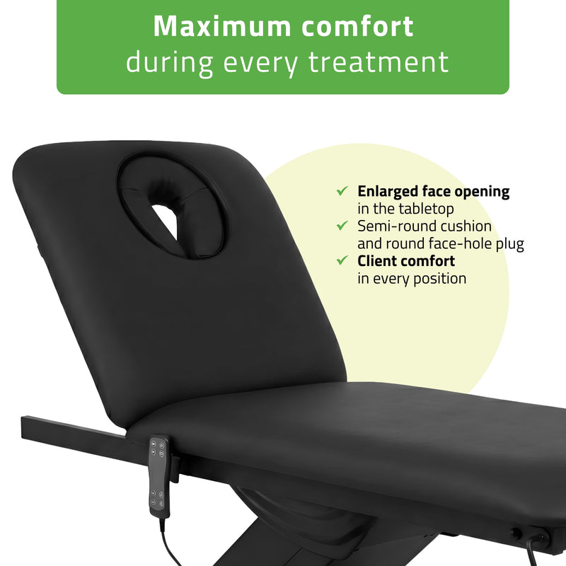 Electric Heated Beauty Couch - Camilla Ergo 2 - 3 Colours Available - SalonServe Hair & Beauty Supplies Ltd