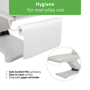 Electric Heated Beauty Couch - Camilla Ergo 2 - 3 Colours Available - SalonServe Hair & Beauty Supplies Ltd