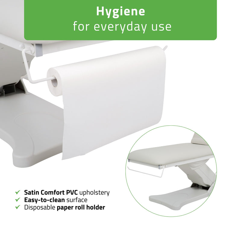 Electric Heated Beauty Couch - Camilla Ergo 2 - 3 Colours Available - SalonServe Hair & Beauty Supplies Ltd