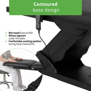 Electric Heated Beauty Couch - Camilla Ergo 2 - 3 Colours Available - SalonServe Hair & Beauty Supplies Ltd