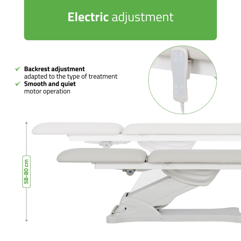 Electric Heated Beauty Couch - Camilla Ergo 2 - 3 Colours Available - SalonServe Hair & Beauty Supplies Ltd