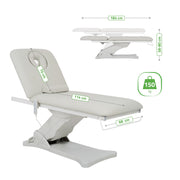 Electric Heated Beauty Couch - Camilla Ergo 2 - 3 Colours Available - SalonServe Hair & Beauty Supplies Ltd