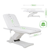 Electric Heated Beauty Couch - Camilla Ergo 2 - 3 Colours Available - SalonServe Hair & Beauty Supplies Ltd