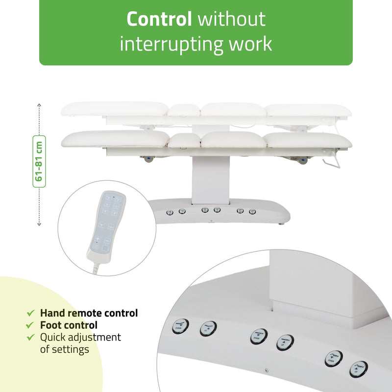 Serenity Ergo 4 Electric Heated Beauty Bed - SalonServe Hair & Beauty Supplies Ltd