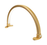 gold half moon led salon lamp