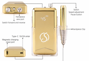 salonserve gold e-file nail drill with instructions