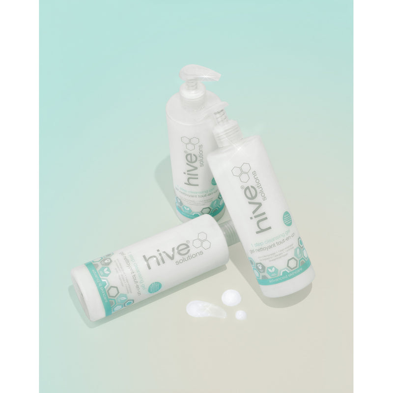 Hive 1 Step Cleansing Gel 400ml - SalonServe Hair & Beauty Supplies Ltd