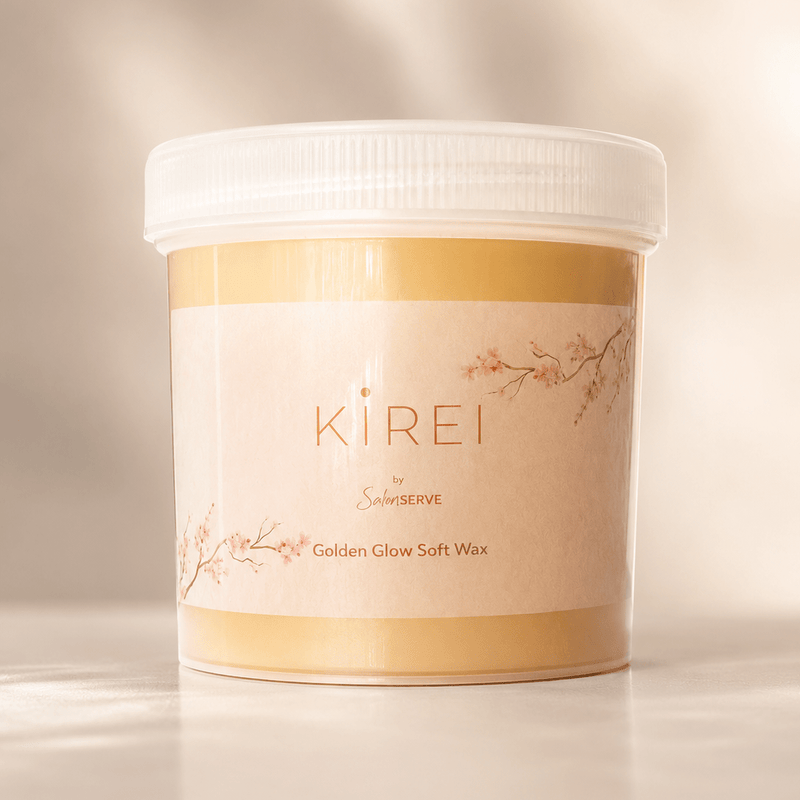 KIREI Golden Glow Soft Wax 450g - SalonServe Hair & Beauty Supplies Ltd